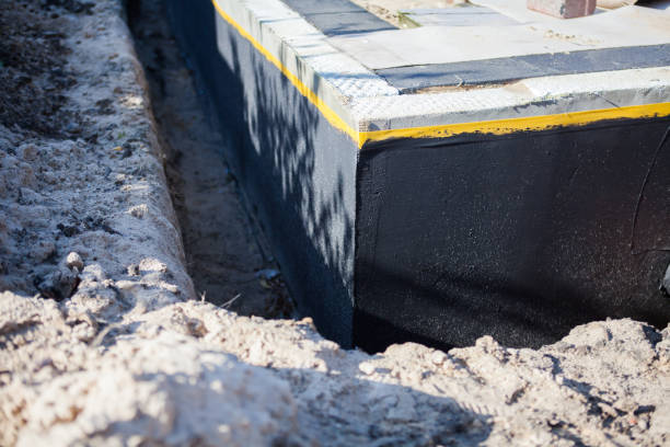 Residential Interior Drainage System installation at a Bean Station, TN home by SJ Waterproofing Pros